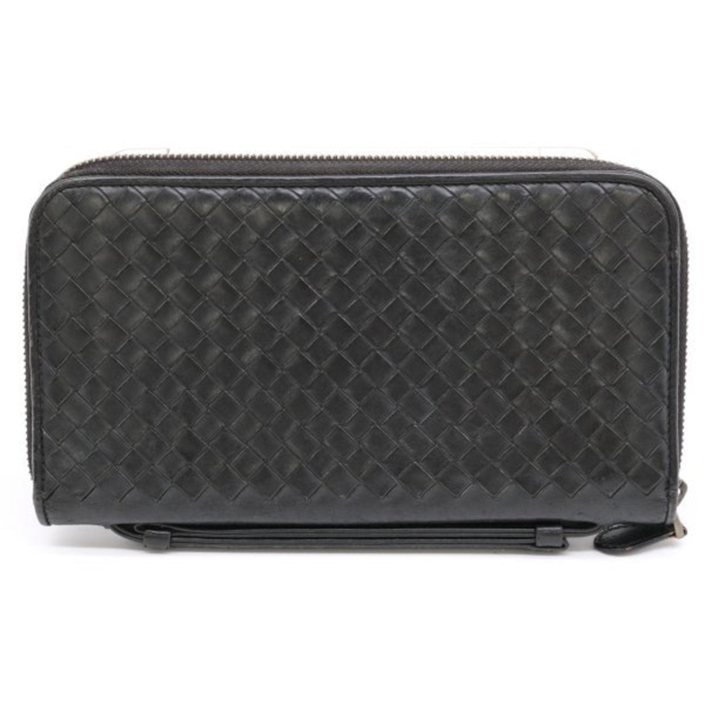 Luxury Bottega Veneta Intrecciato  Leather Long Wallet (Bi-Fold) ()