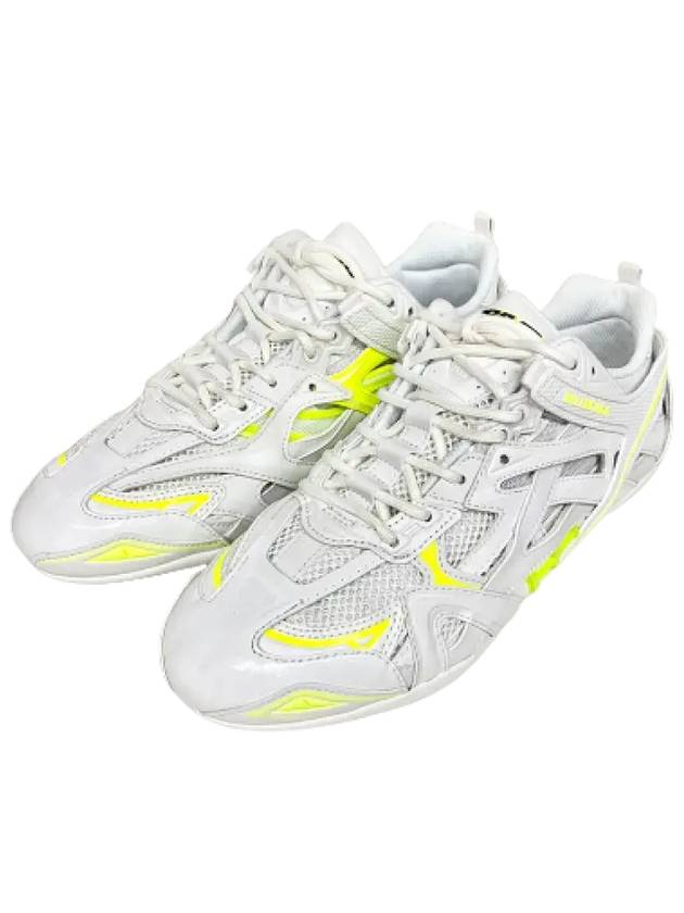 Luxury Balenciaga Drive Low Top Sneakers Fluo Yellow White