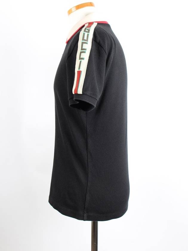 Luxury Gucci Trending 2025 Striped Cotton Polo S