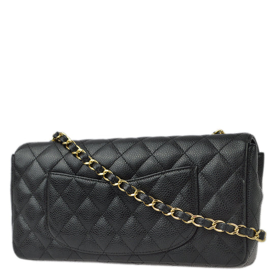 Chanel 2006-2008 Caviar East West Shoulder Bag