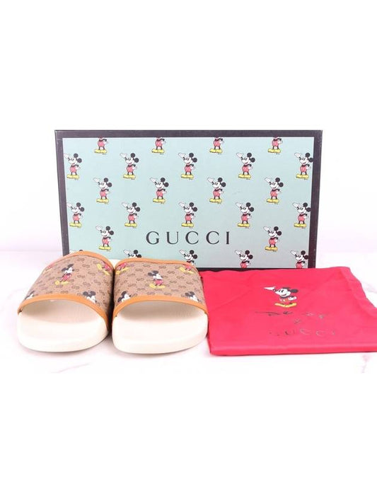 Luxury Gucci Trending 2025 Disney Mickey Mouse GG Logo Slippers 6 250