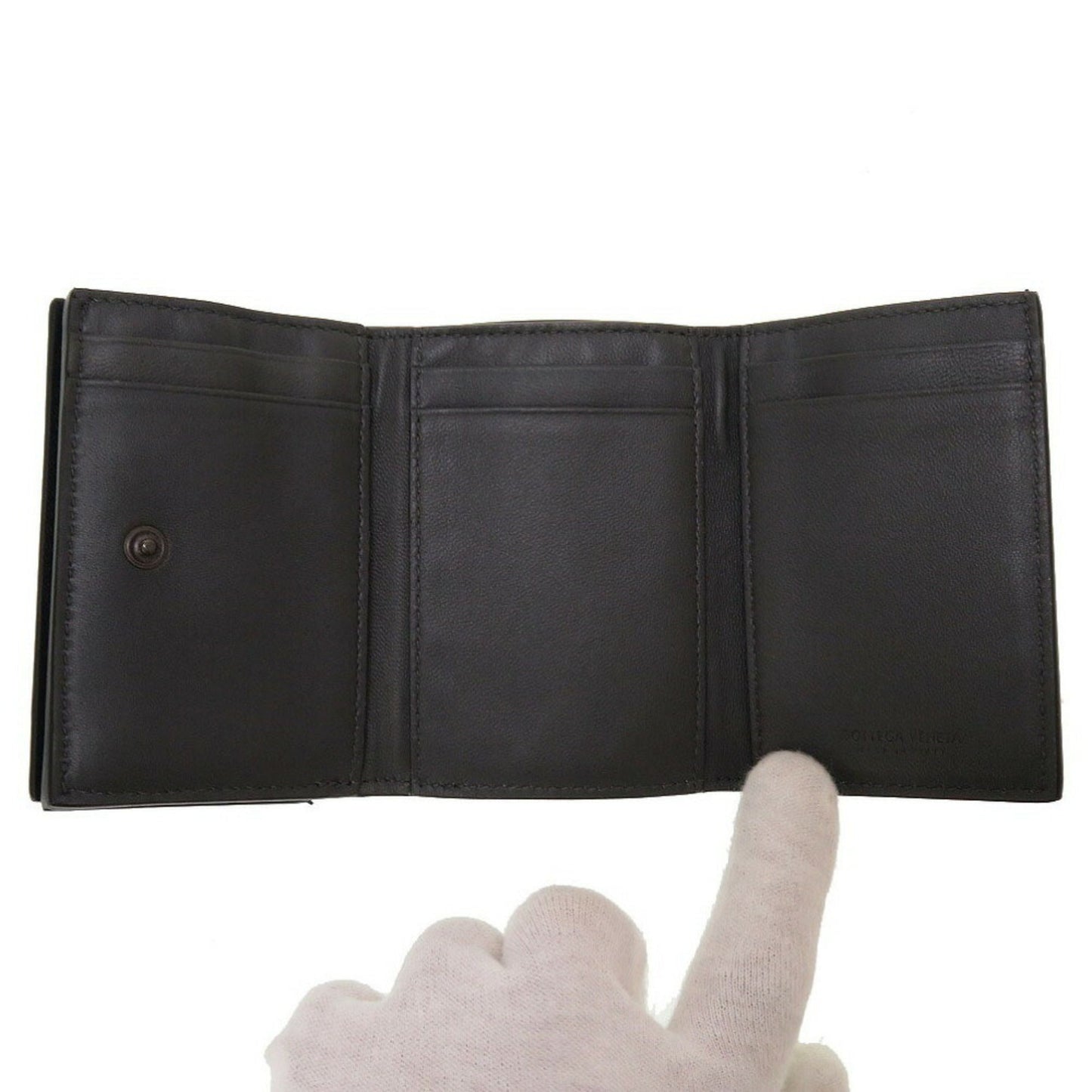 Luxury Bottega Veneta Intrecciato  Leather Wallet (Tri-Fold) ()