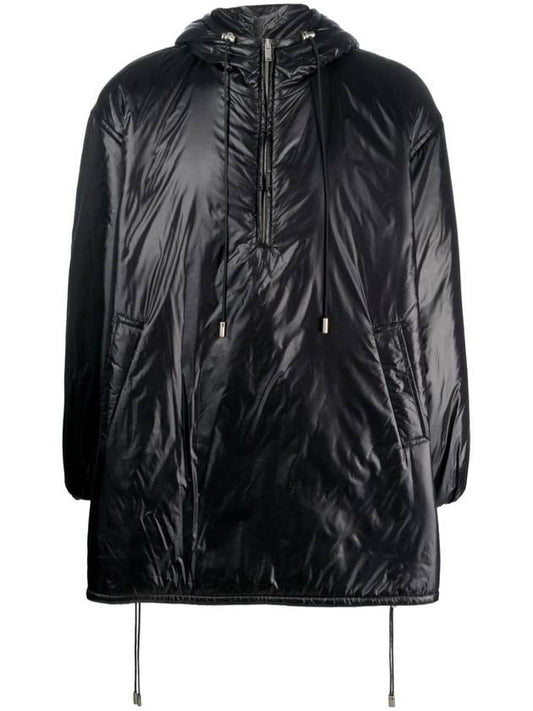 Luxury Saint Laurent Cassandre Anorak Black