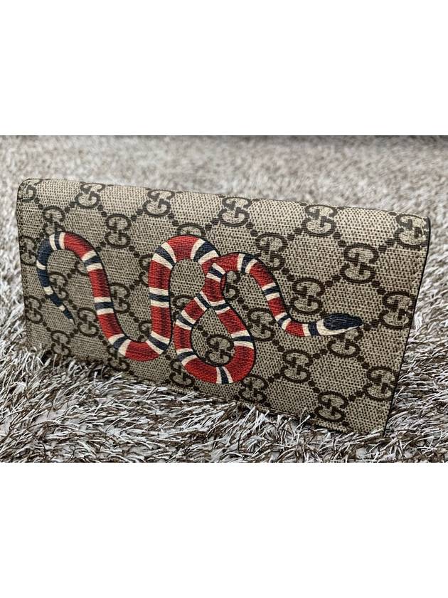 Luxury Gucci Trending 2025 Snake printed long wallet