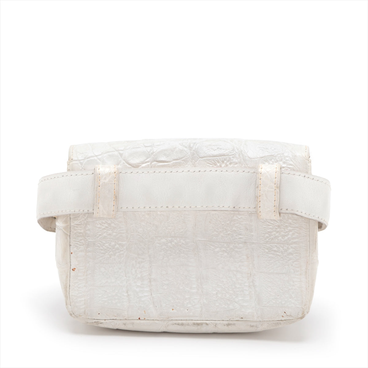 CHANEL COCOMARK CROCO WESTPORCH WHITE GOLD GOLD WOakSHOP NO