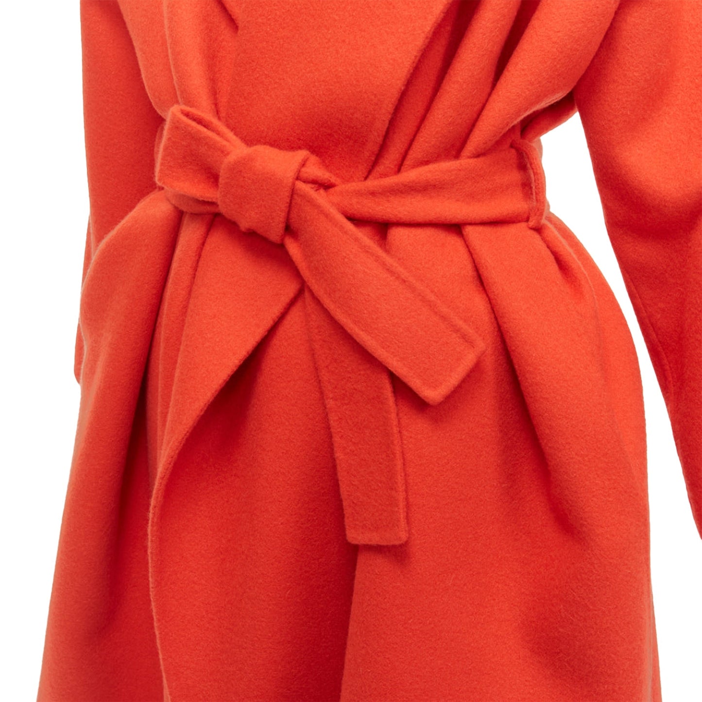 Luxury Bottega Veneta double face cashmere shawl collar belted coat