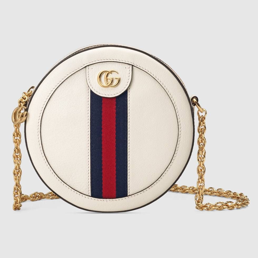 Luxury Gucci Ophidia mini GG round shoulder bag