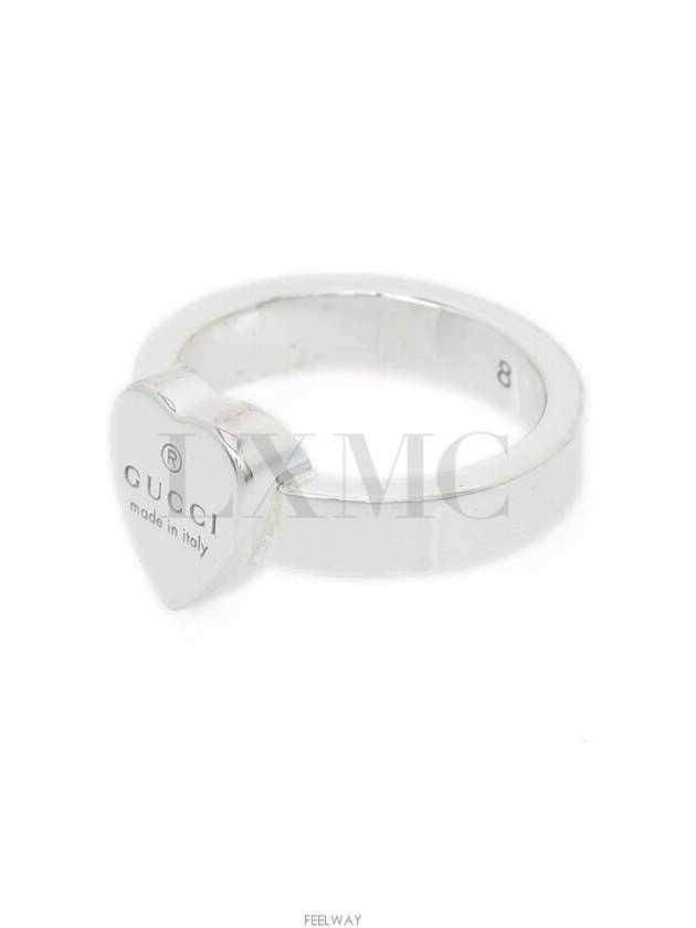 Luxury Gucci Trending 2025 Trademark Silver Heart Ring No 8 223867