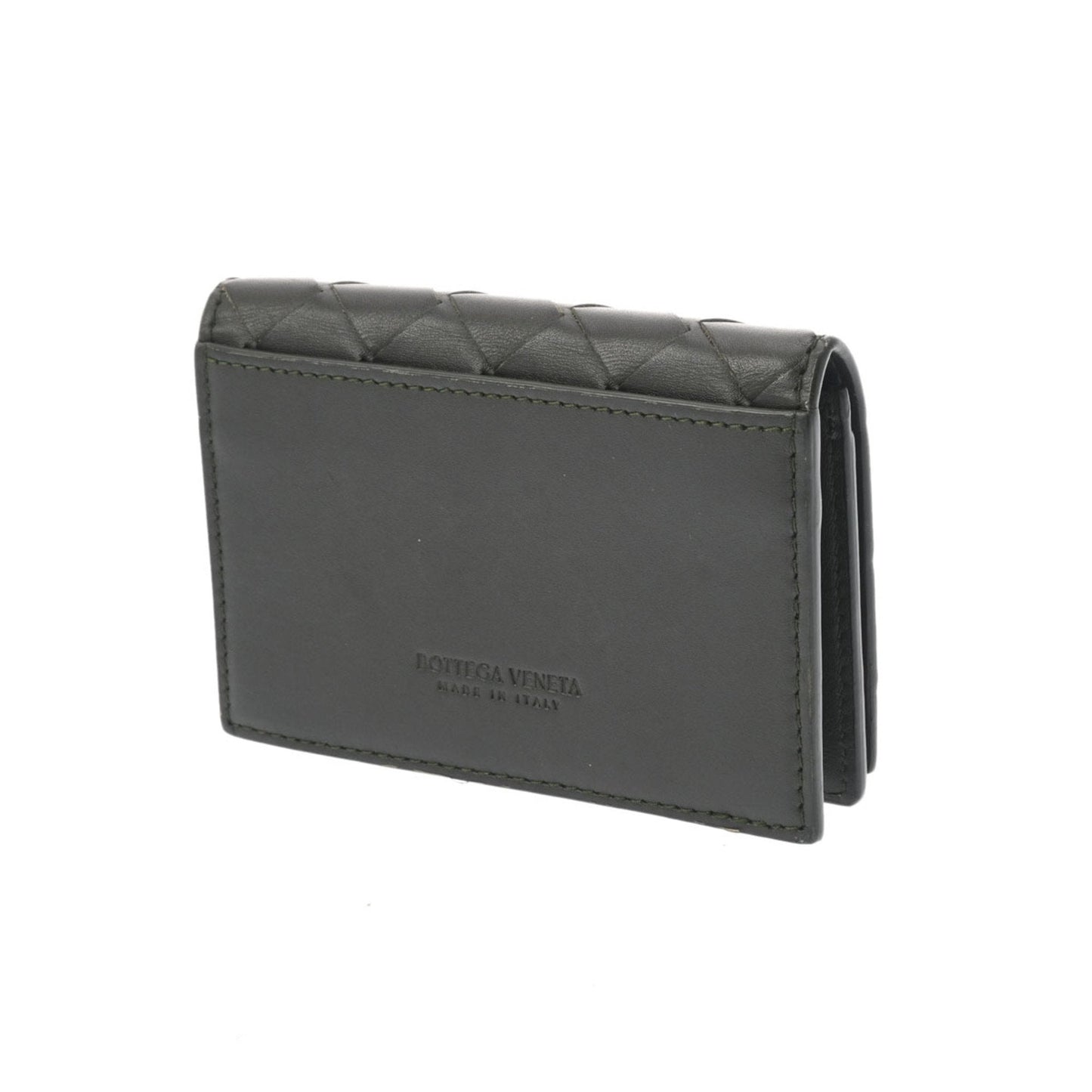 Luxury Bottega Veneta Intrecciato  Leather Business Card Case ()