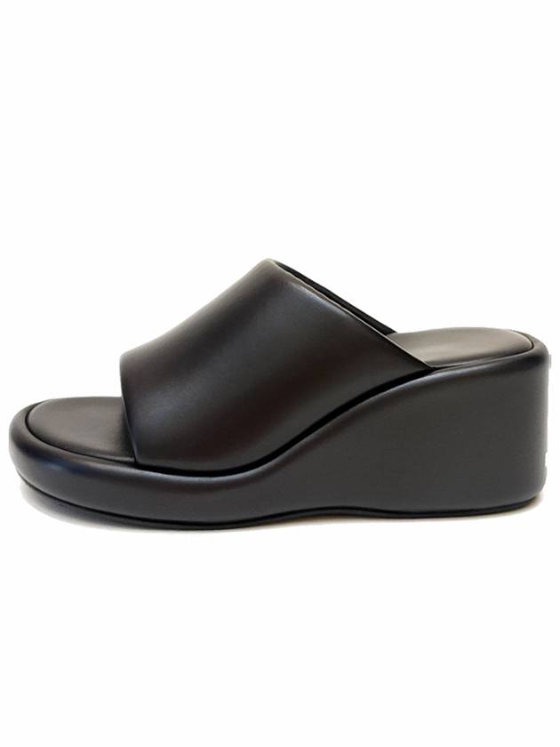 Luxury Balenciaga Rise Wedge Sandals Black