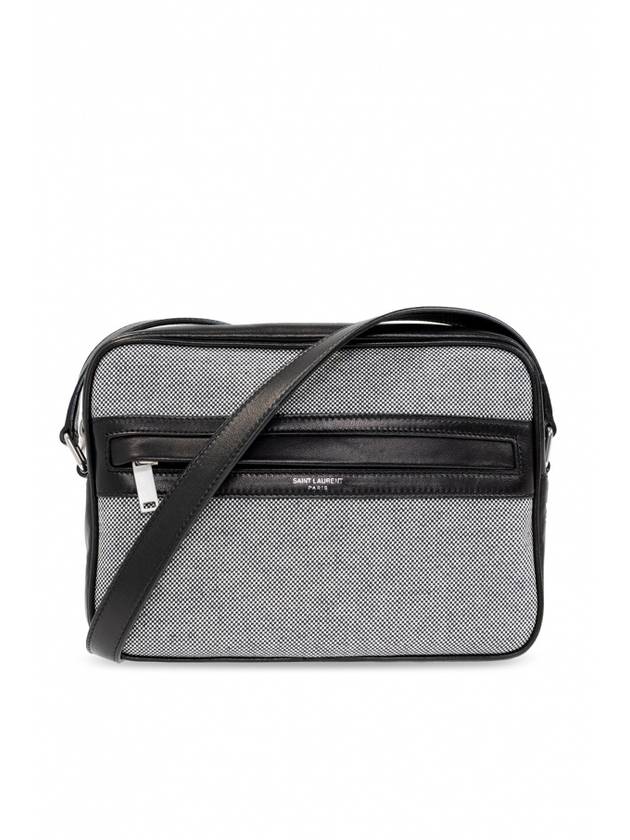 Luxury Saint Laurent Camp Camera Cross Bag Grey