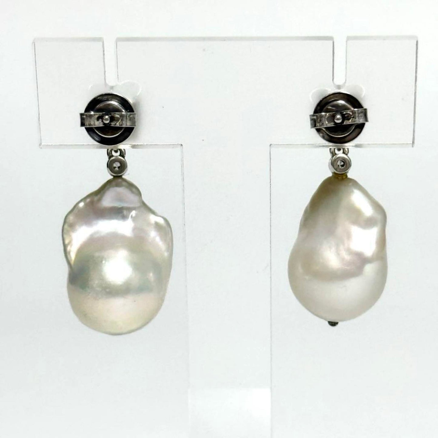 Luxury Bottega Veneta Rhinestone  925 Drop Earrings ()