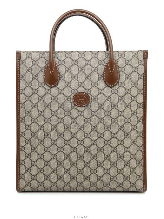 Luxury Gucci Trending 2025 Interlocking G Supreme Briefcase Crossbag 723308