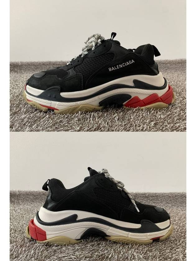 Luxury Bottega Veneta Balenciaga Triple S Multi Bread Black Red 43 280