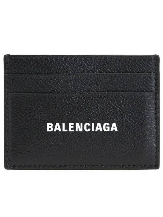 Luxury Balenciaga Cash Card Holder Black