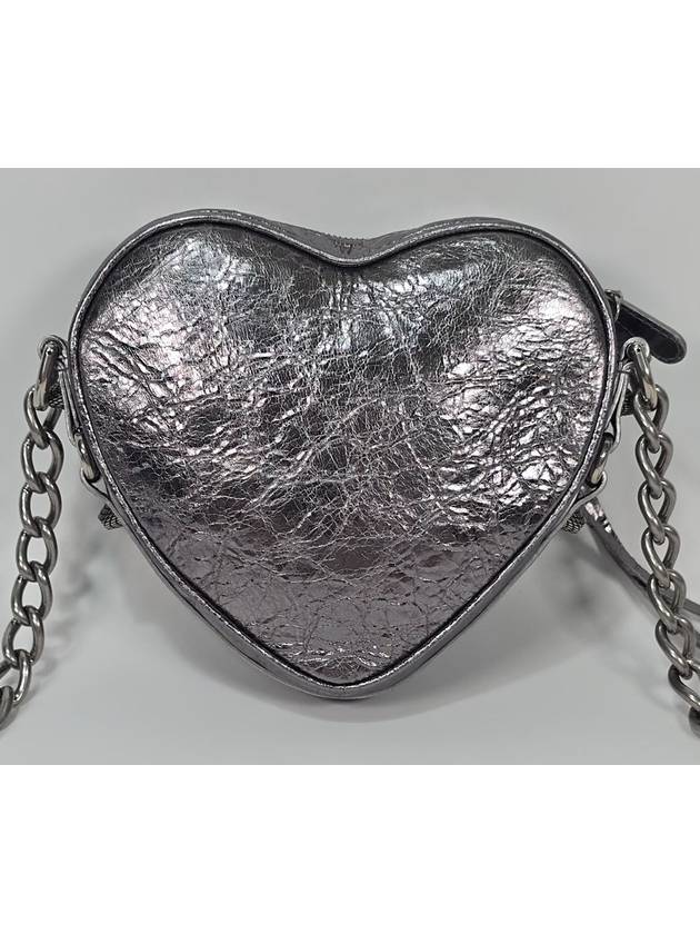Luxury Balenciaga Lecagol heart chain shoulder bag