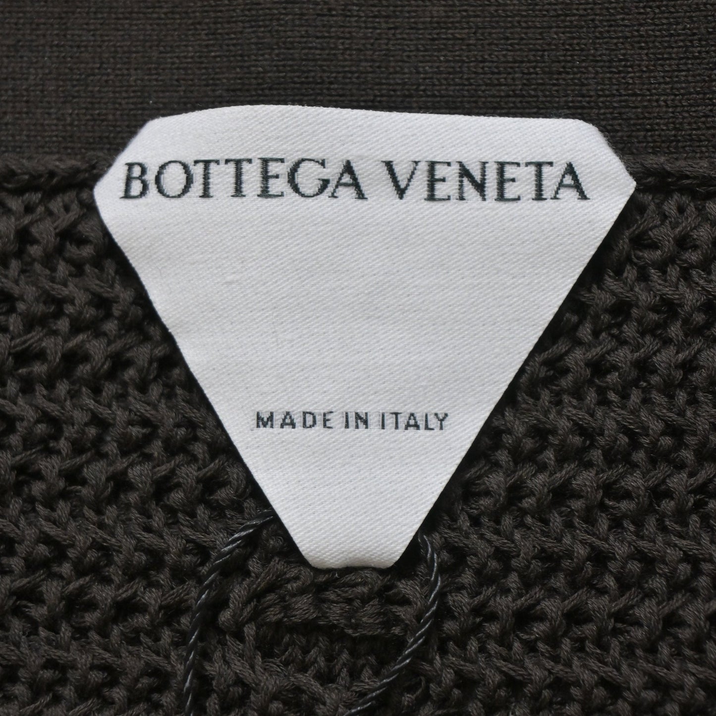 Luxury Bottega Veneta Mini Knitted Fringed Skirt in Green Cotton