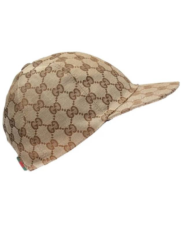Luxury Gucci Trending 2025 Kids Original GG Canvas Cap Hat Beige