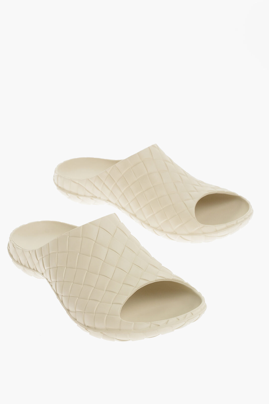 Luxury Bottega Veneta Braided Rubber Slippers