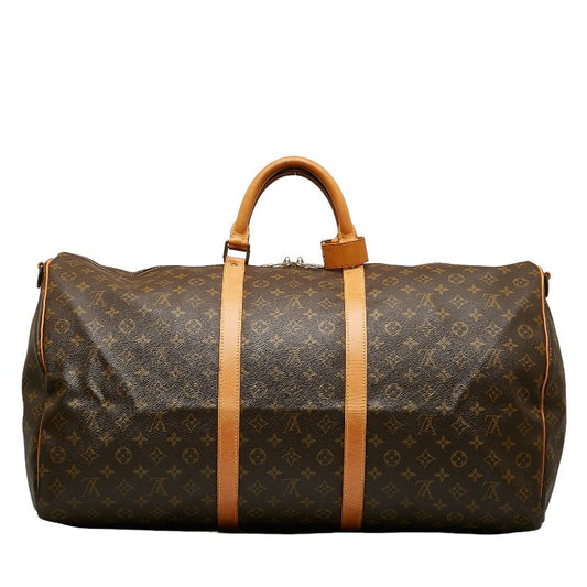 Louis Vuitton Monogram Keepall Bandolière 60 Boston Bag M41412
