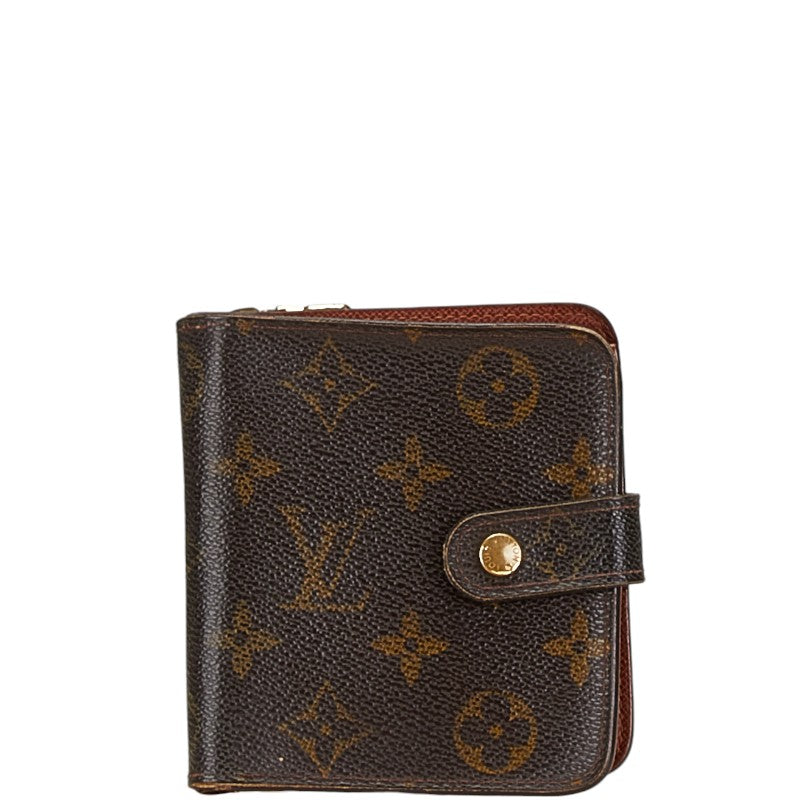 Louis Vuitton Monogram Compact Zip Wallet M61667