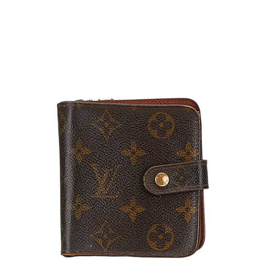 Louis Vuitton Monogram Compact Zip Wallet M61667
