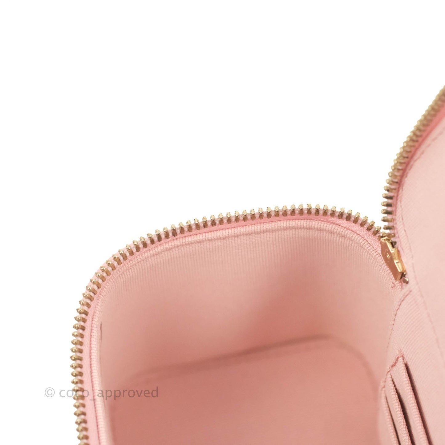 Chanel Classic Vanity with Chain Pink Caviar Gold Hardware