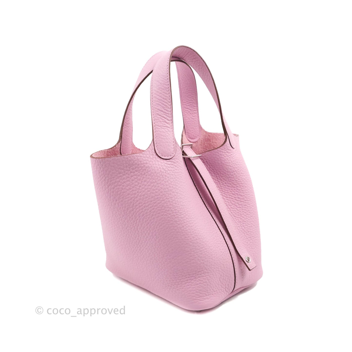 Hermès Picotin Lock 18 PM X9 Mauve Sylvestre Clemence Palladium Hardware