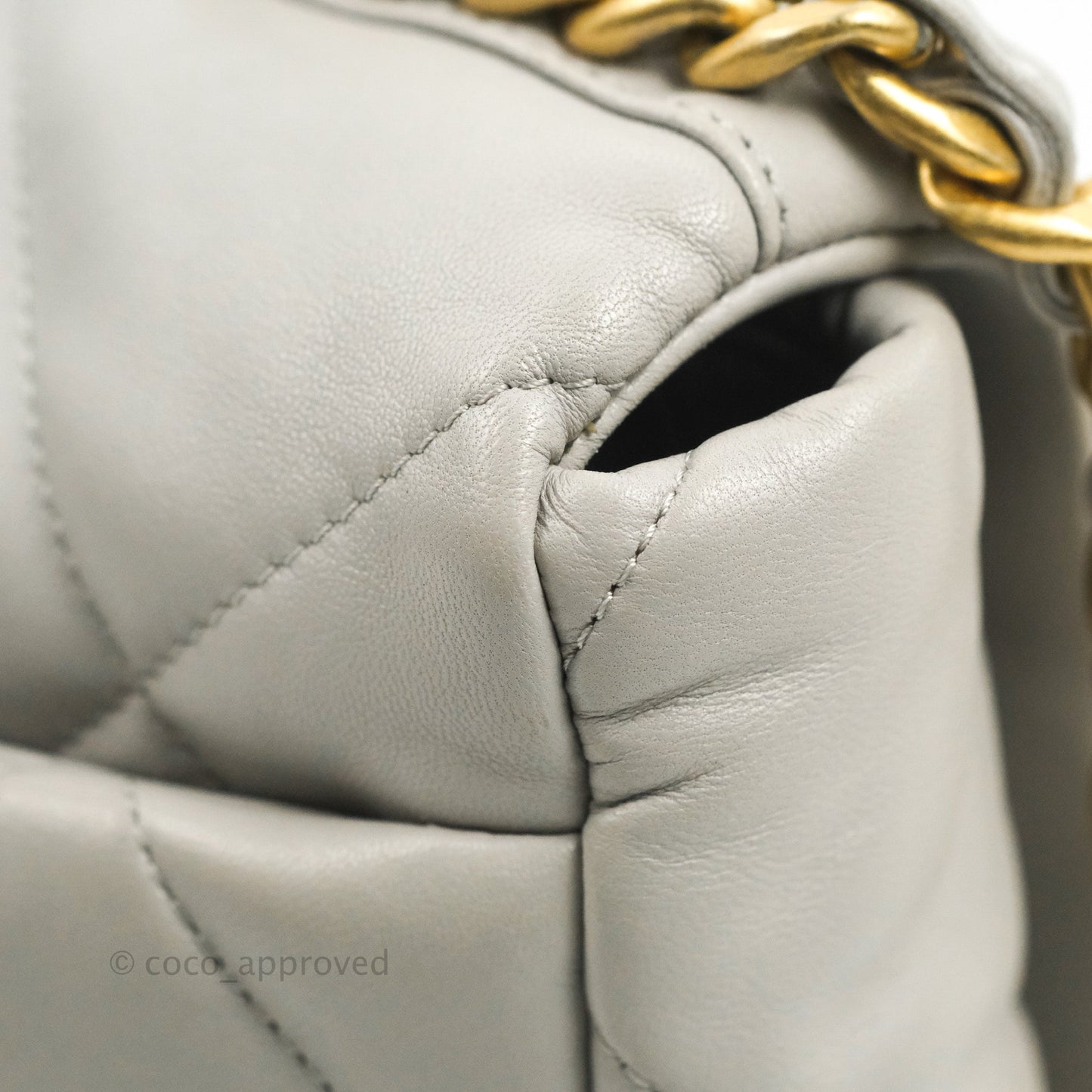 Chanel 19 Medium Grey Mixed Hardware