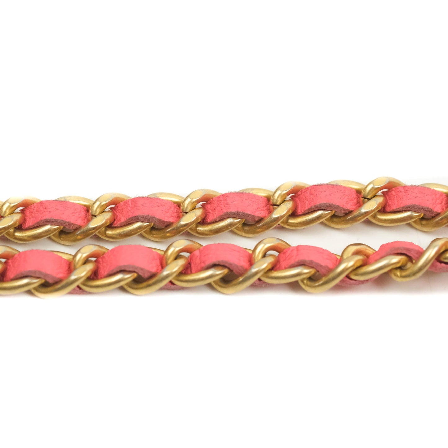 Chanel Quilted Round Pearl Crush Clutch With Chain Pink Lambskin Aged Gold Hardware