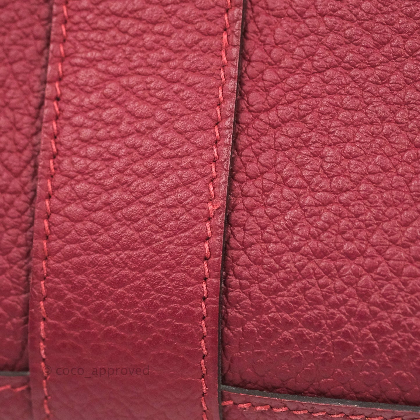 Hermès Garden Party 36 Burgundy Negonda
