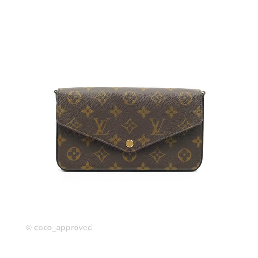 Louis Vuitton Félicie Pochette Monogram Canvas Fuchsia Pink