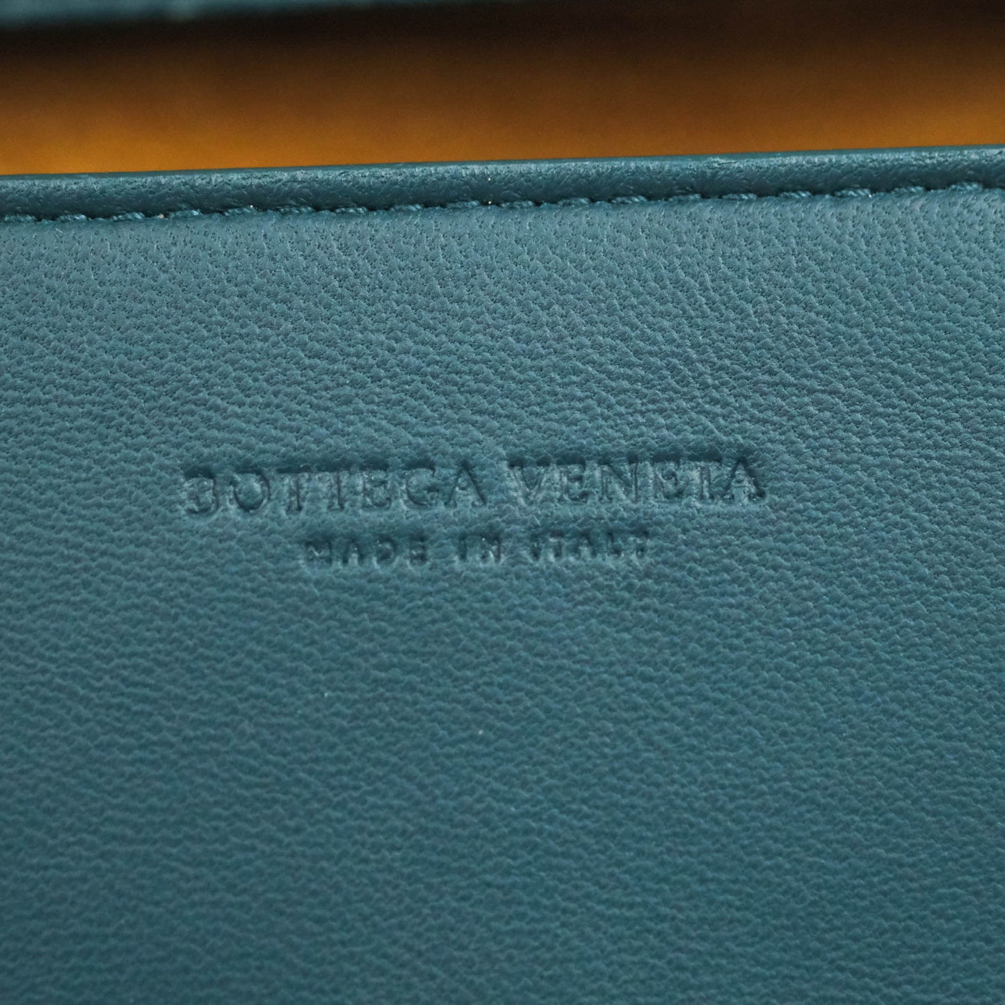 Bottega Veneta Maxi Intrecciato Mini Cassette Crossbody Bag Petrol Blue Lambskin