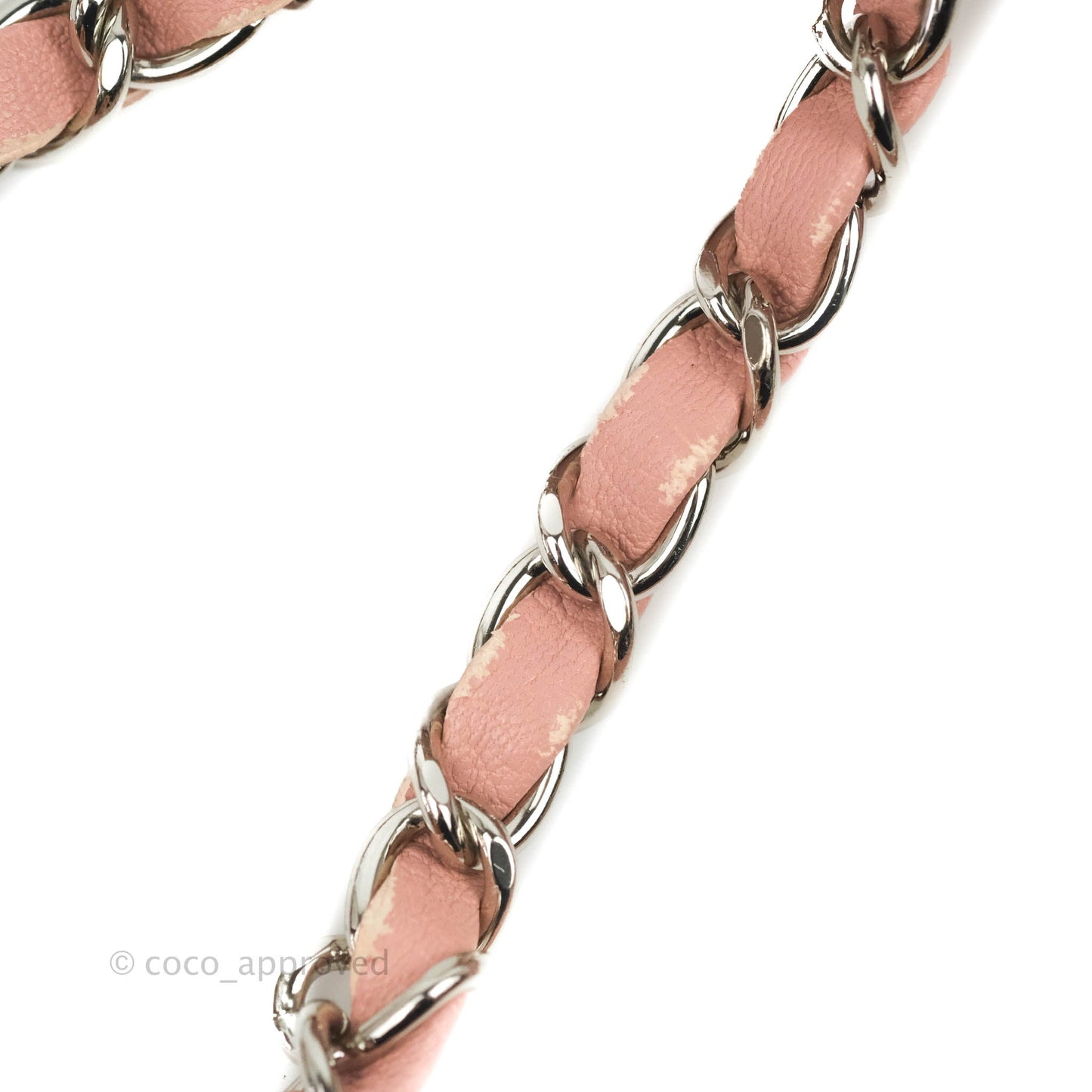 Chanel Small CC Box Flap Bag Pink Calfskin Silver Hardware