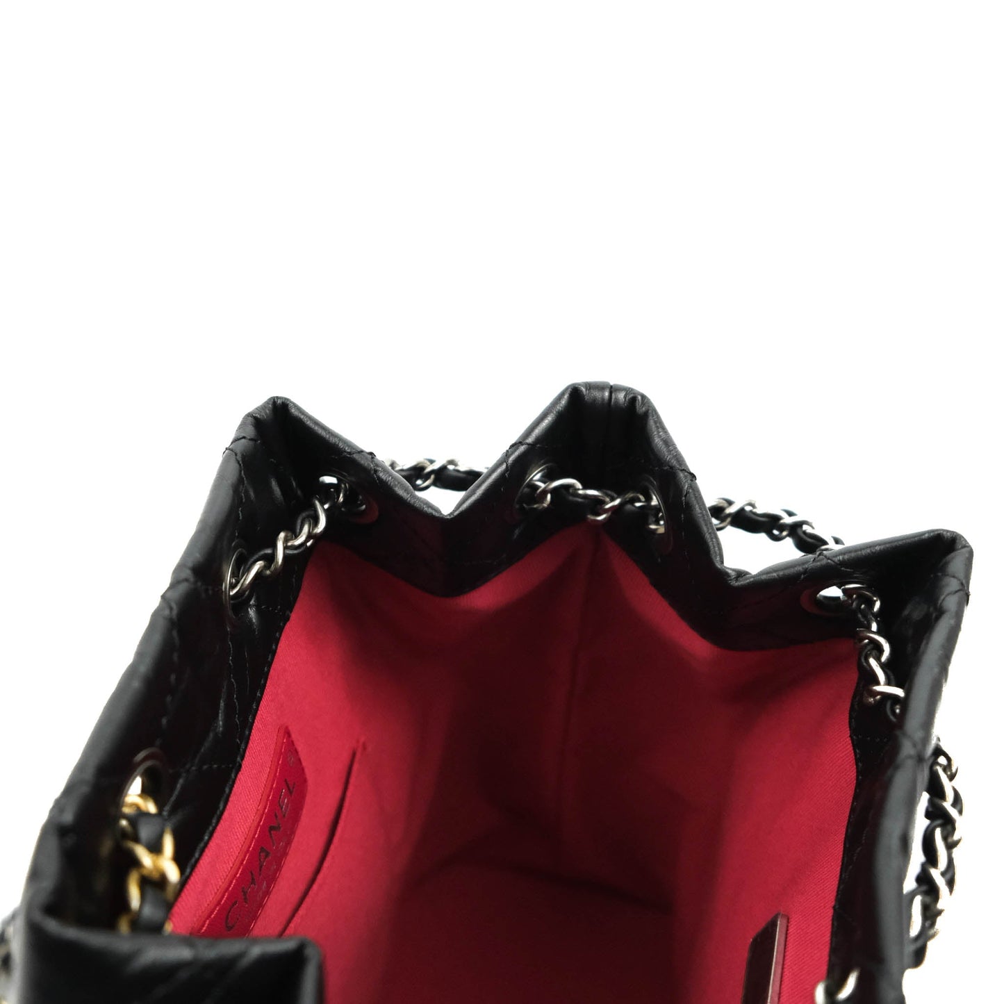 Chanel Small Gabrielle Backpack Black Aged Calfskin