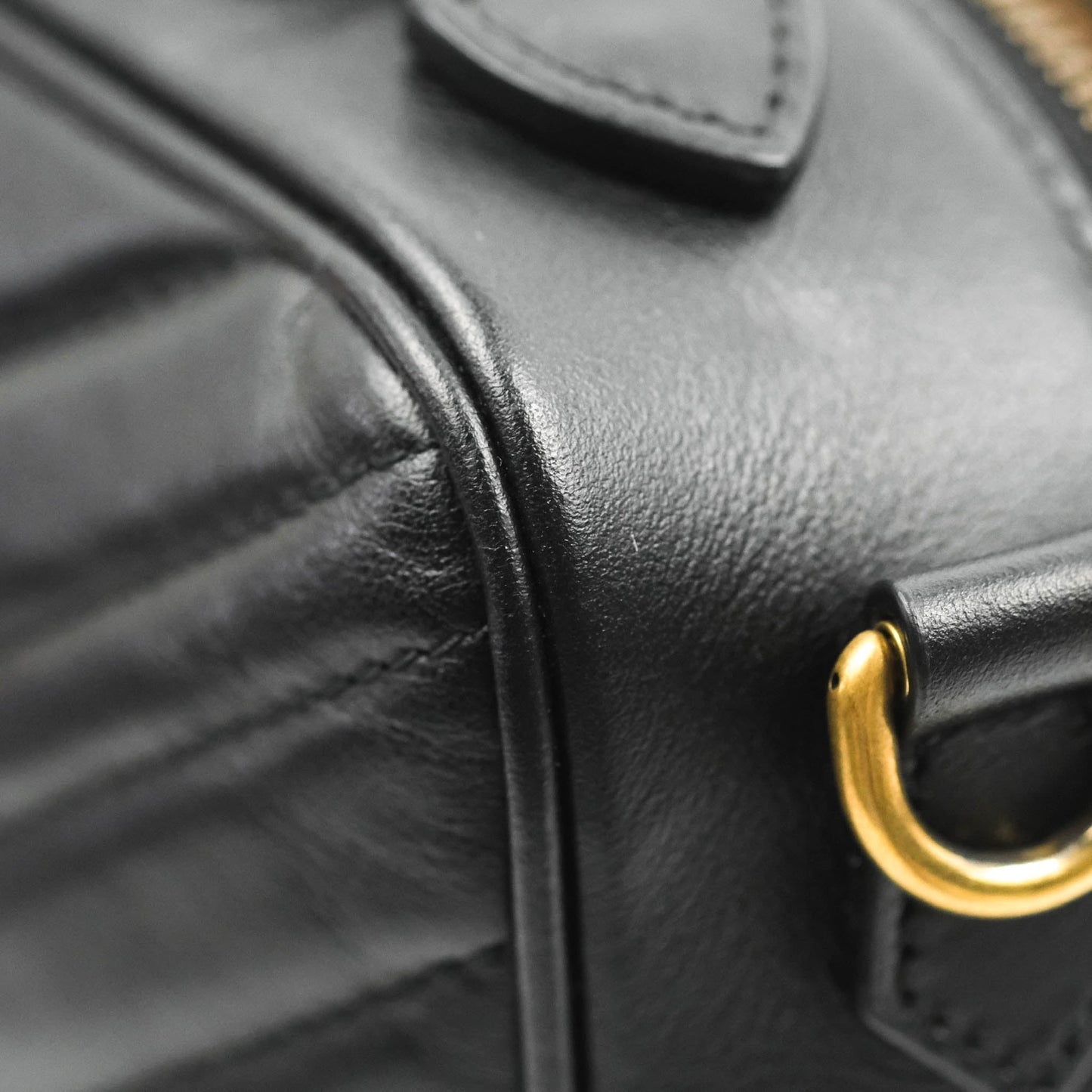 Gucci Small GG Marmont Shoulder Bag Matelasse with Sylvie Web Strap Black