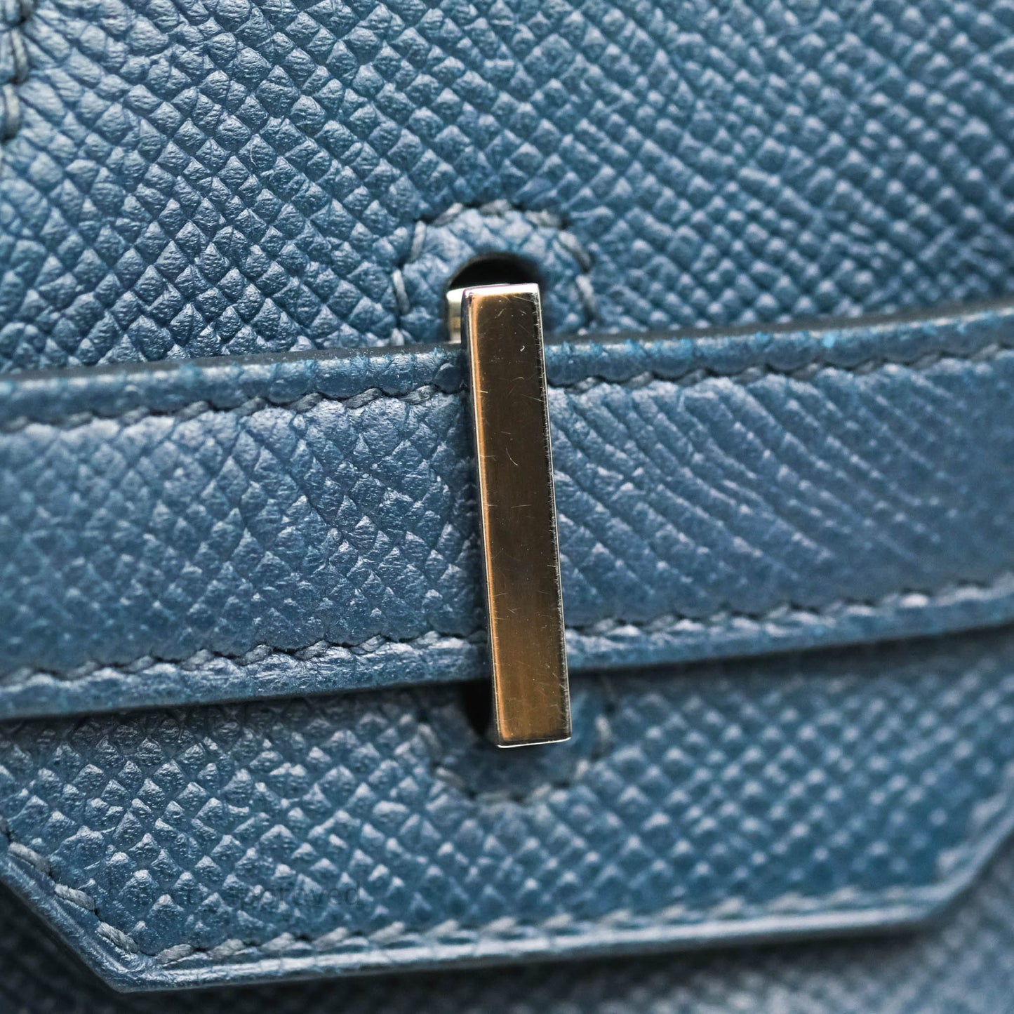 Hermès Birkin 30 Navy Epsom Silver Hardware