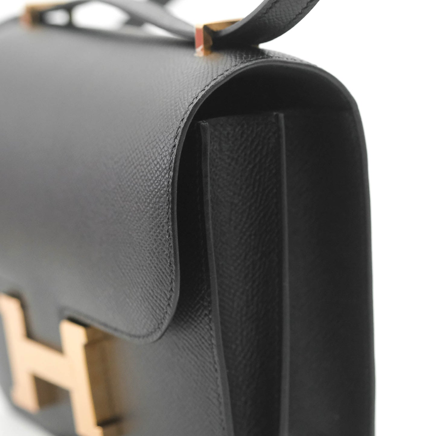 Hermès Constance Mini 18cm Black Epsom Rose Gold Hardware