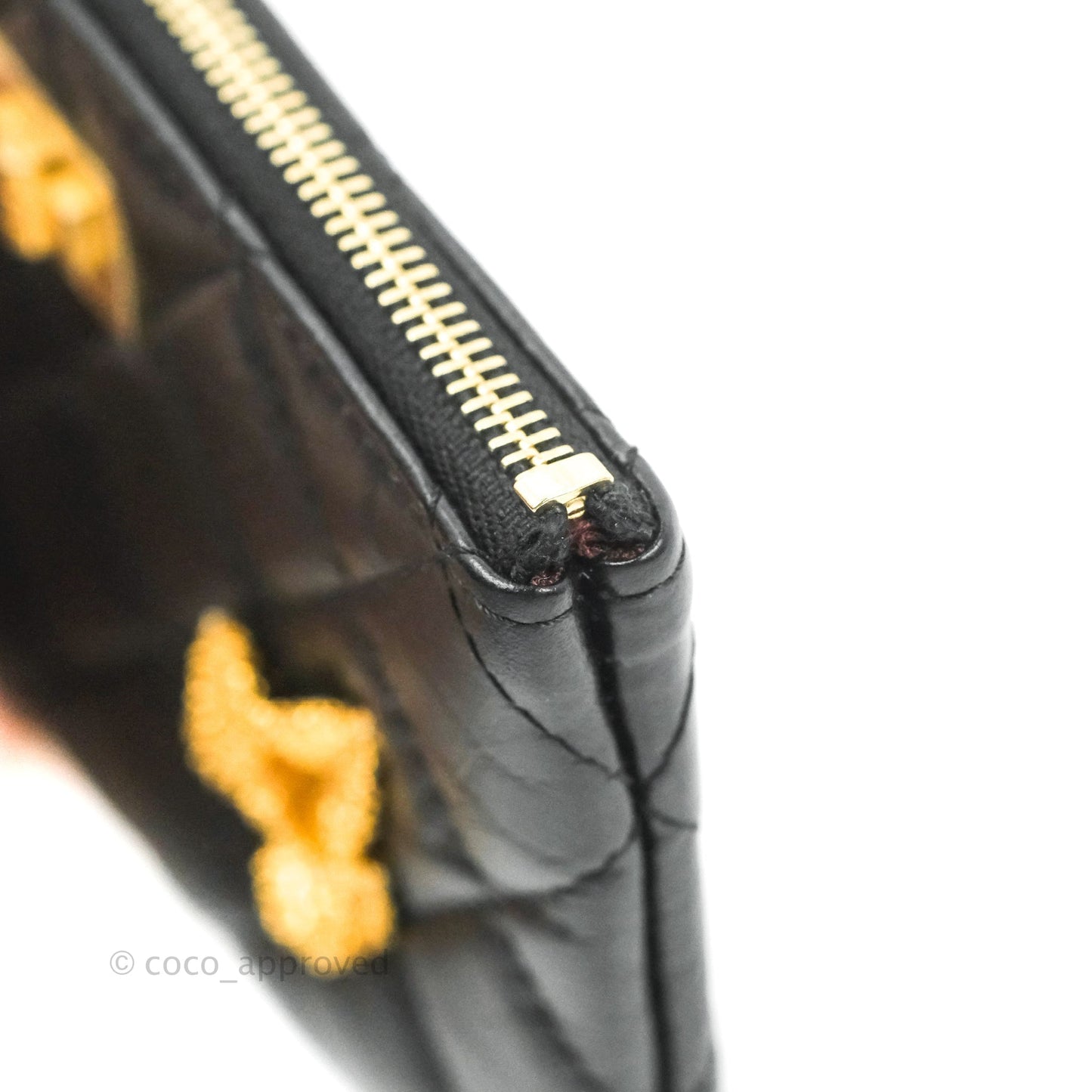 Chanel Quilted Mini Reissue O Case Gold Hardware Aged Calfskin