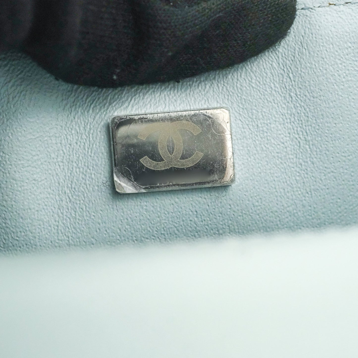 Chanel Mini Reissue 224 Blue Aged Calfskin Silver Hardware