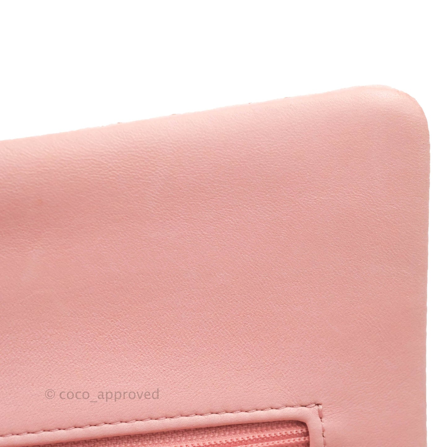 Chanel Classic M/L Medium Flap Quilted Pink Lambskin Gold Hardware