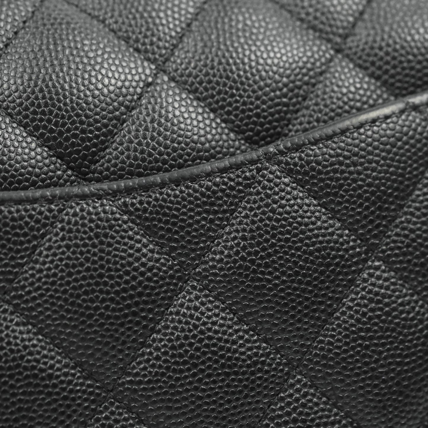 Chanel Classic Mini Rectangular Flap Black Caviar Silver Hardware