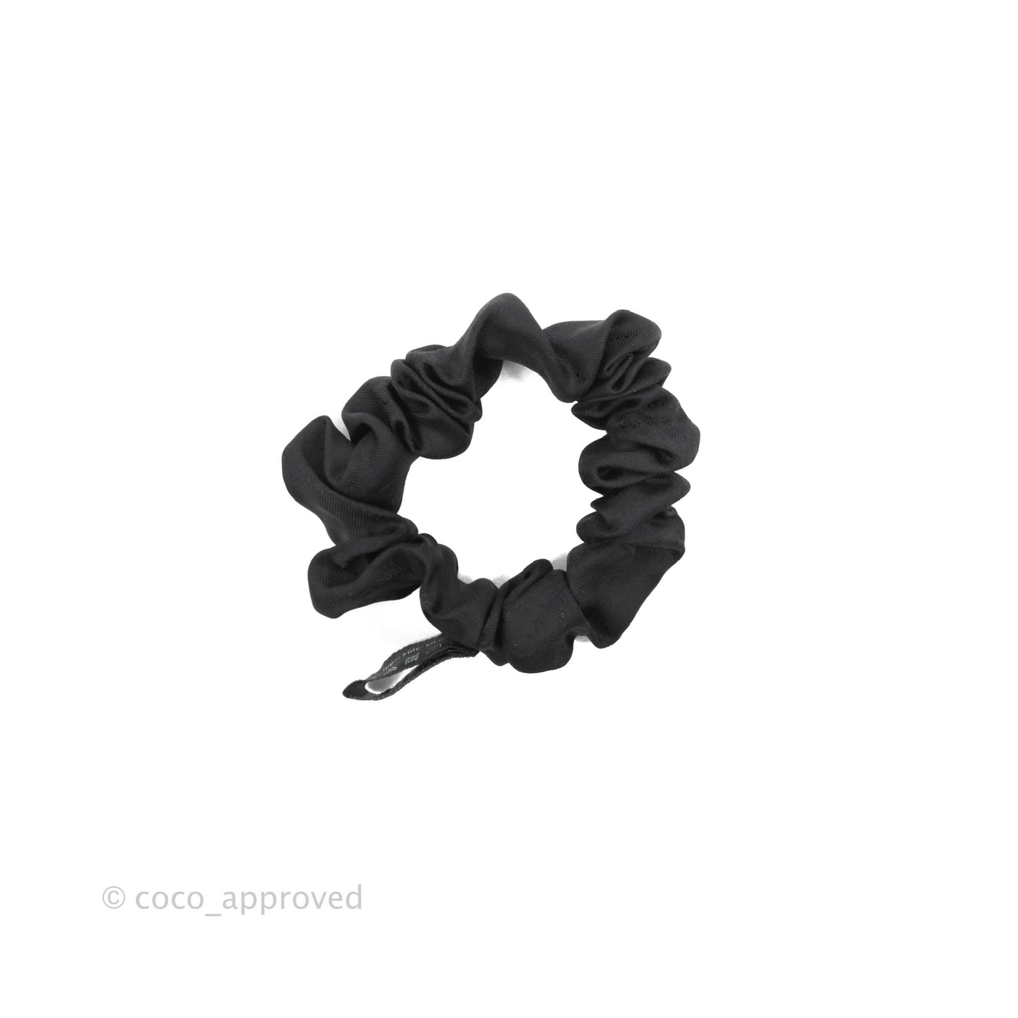 Chanel Bow Silk Hair Accessory Ivory & Black