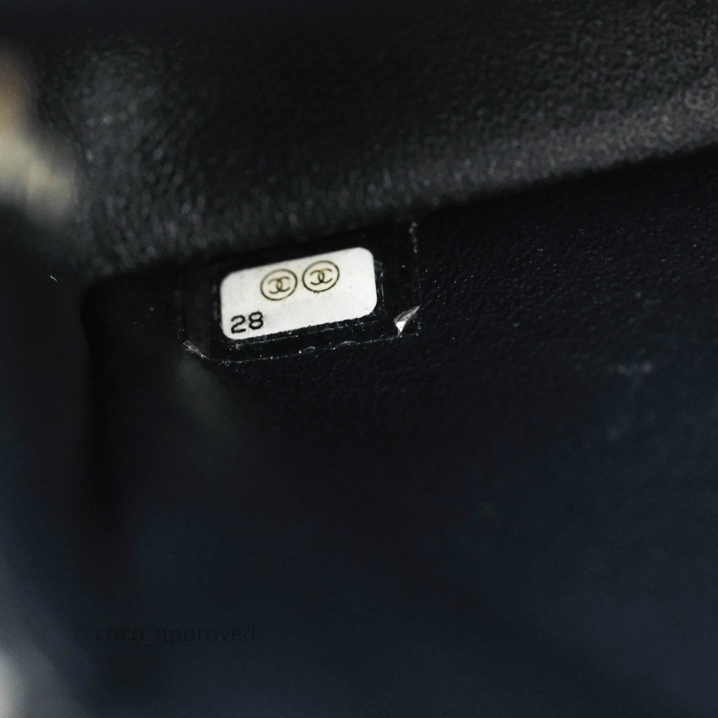 Chanel Classic Mini Rectangular Flap Blue Black Tweed Silver Hardware