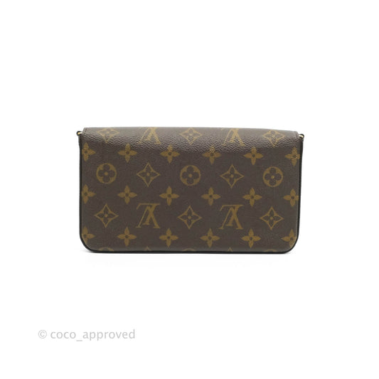 Louis Vuitton Félicie Pochette Monogram Canvas Fuchsia Pink