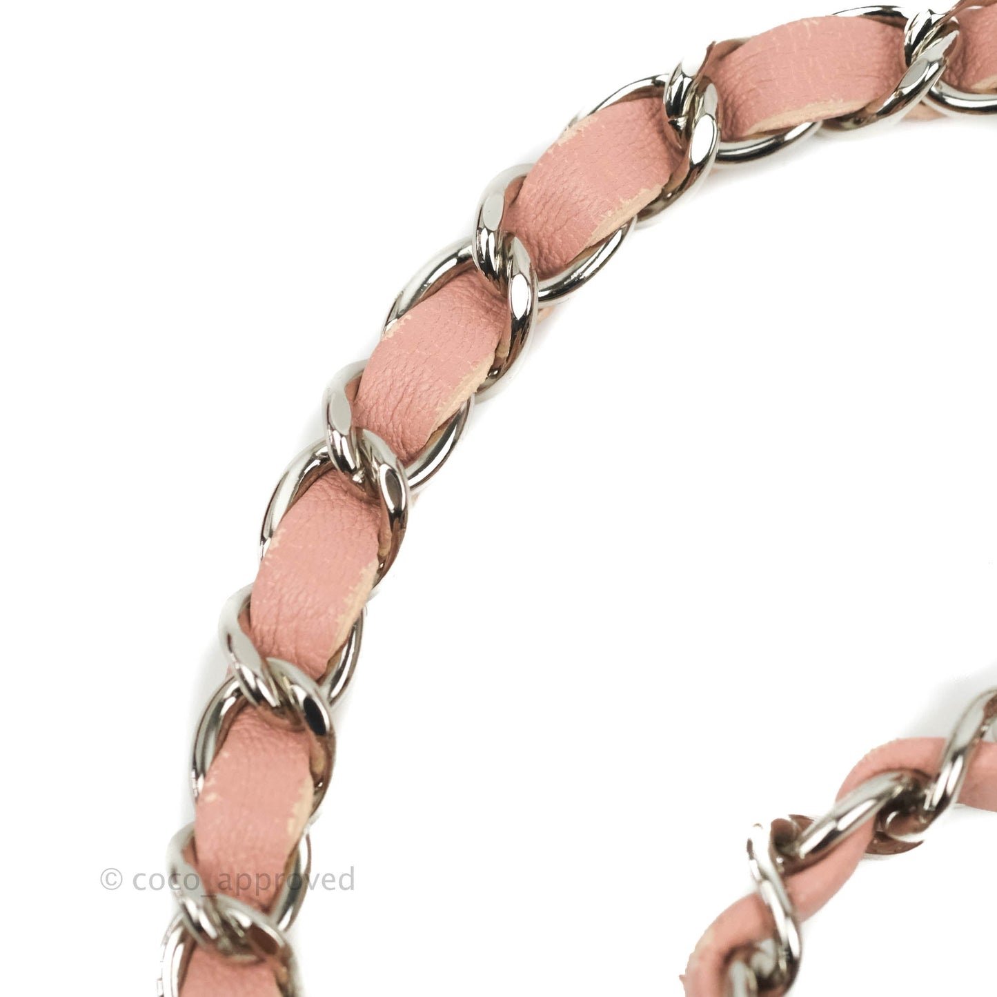 Chanel Small CC Box Flap Bag Pink Calfskin Silver Hardware