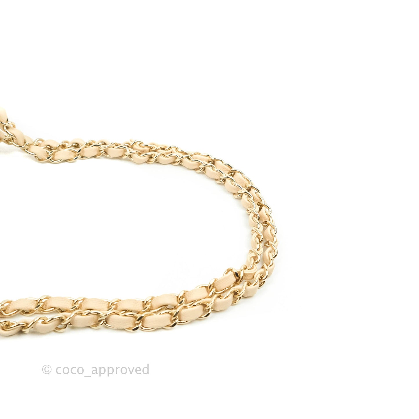 Chanel S/M Small Chevron Classic Flap Beige Caviar Gold Hardware 21S