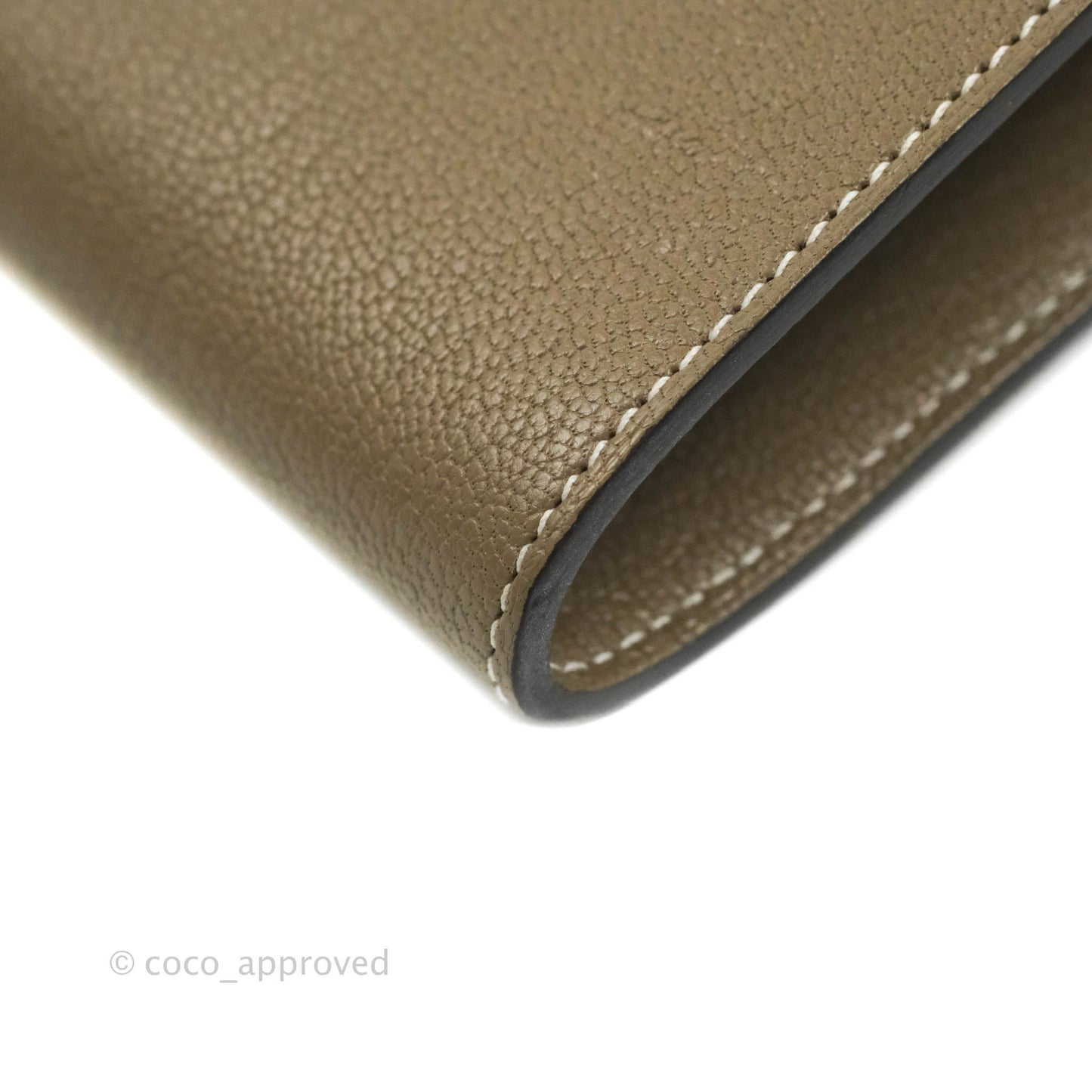 Hermès Kelly To Go Wallet Etoupe Chevre Mysore Palladium Hardware