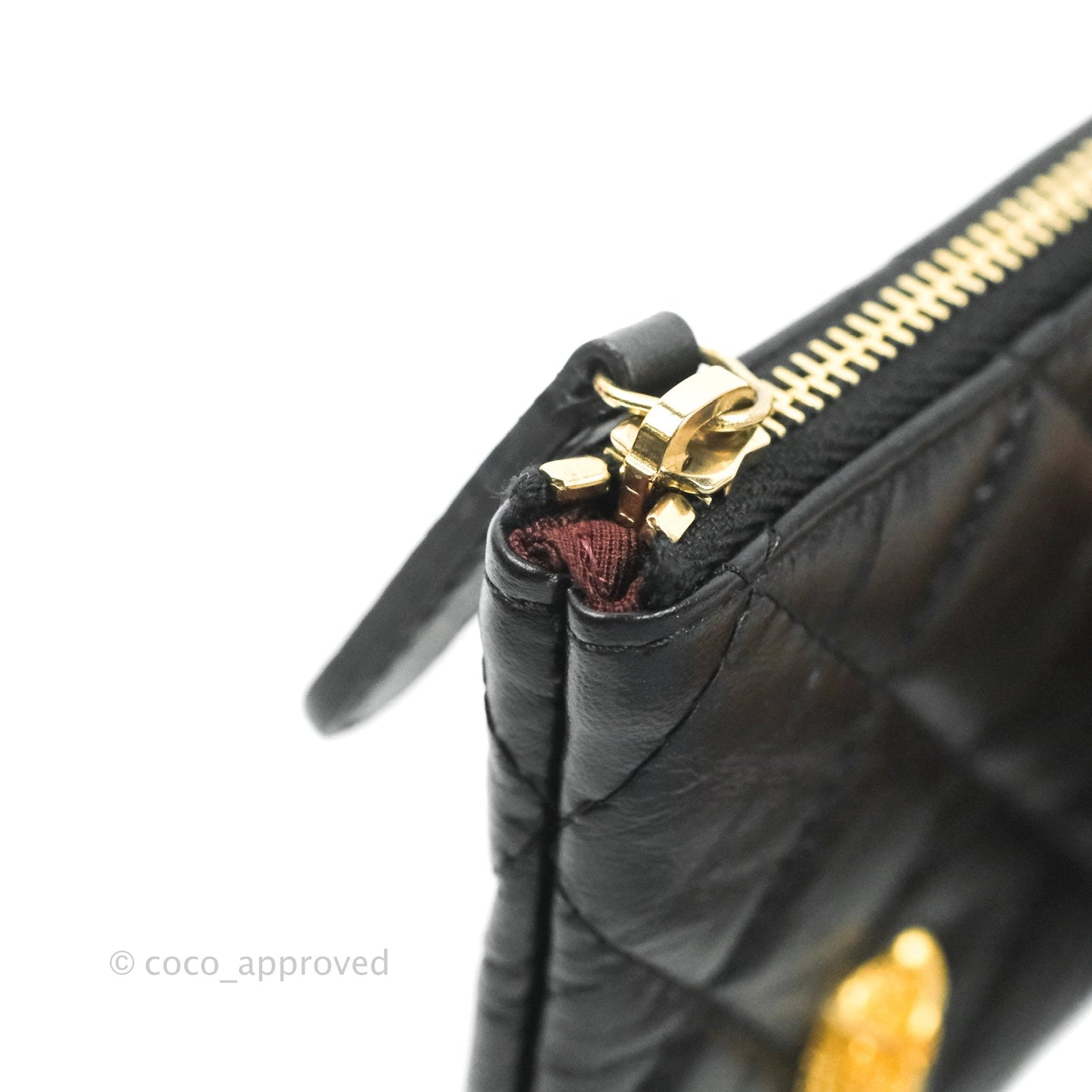 Chanel Quilted Mini Reissue O Case Gold Hardware Aged Calfskin