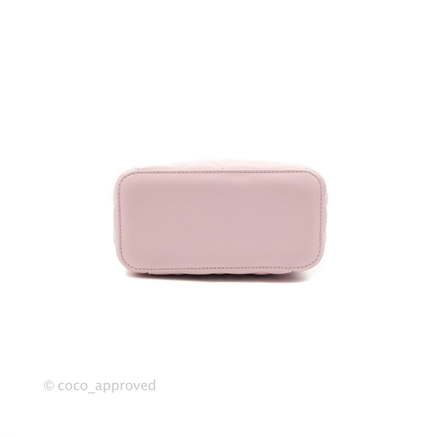 Chanel Vanity with Chain Light Pink Caviar Gold Hardware